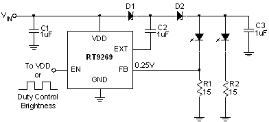 RT9269 Simplified Application Circuit