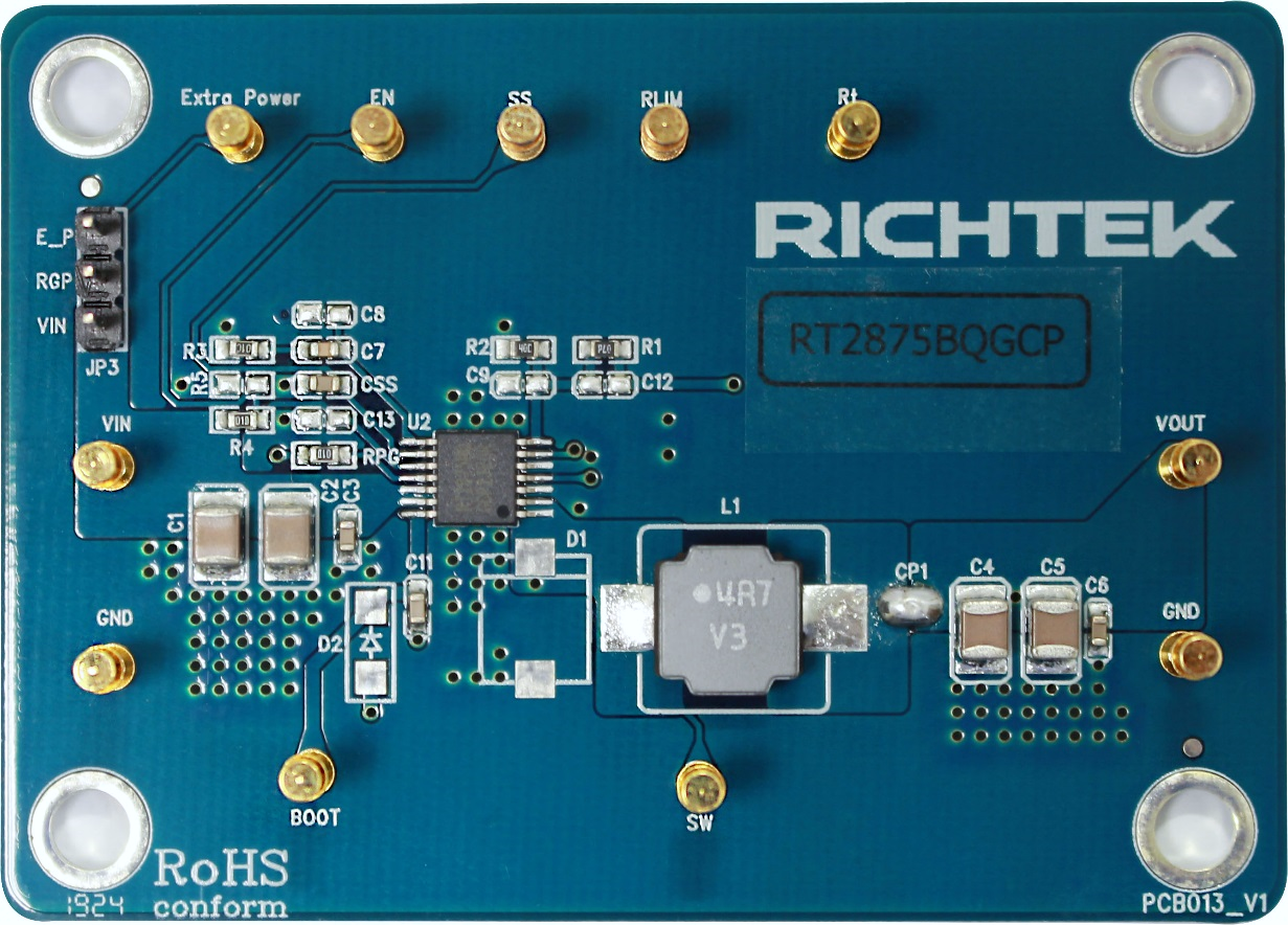 Rmc Rtd2874 Module EVB_RT2875BQGCP | Richtek Technology