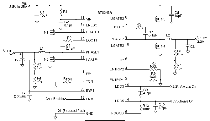 RT8243A/RT8243B/RT8243C