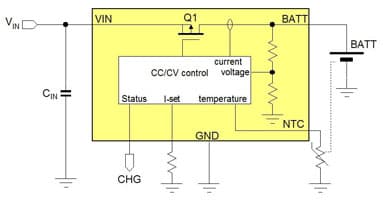 Basic Linear Battery Charger Circuit
