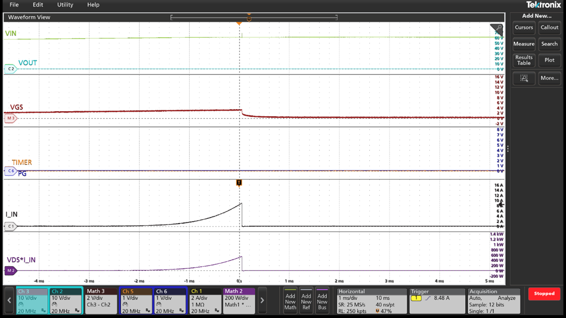 Start into Short, as the Current Reaches IOCP1 (10A), the <a href=
