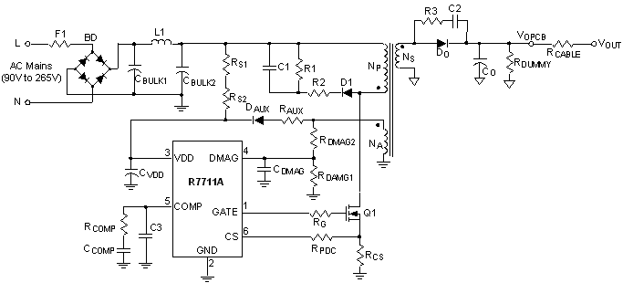 Sy8120 схема включения